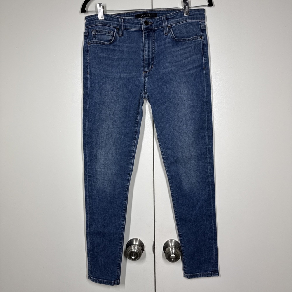 Joes Jeans Womens 30 Denim Flawless The Icon Mid Rise Skinny Ankle Medium Wash - Picture 7 of 13
